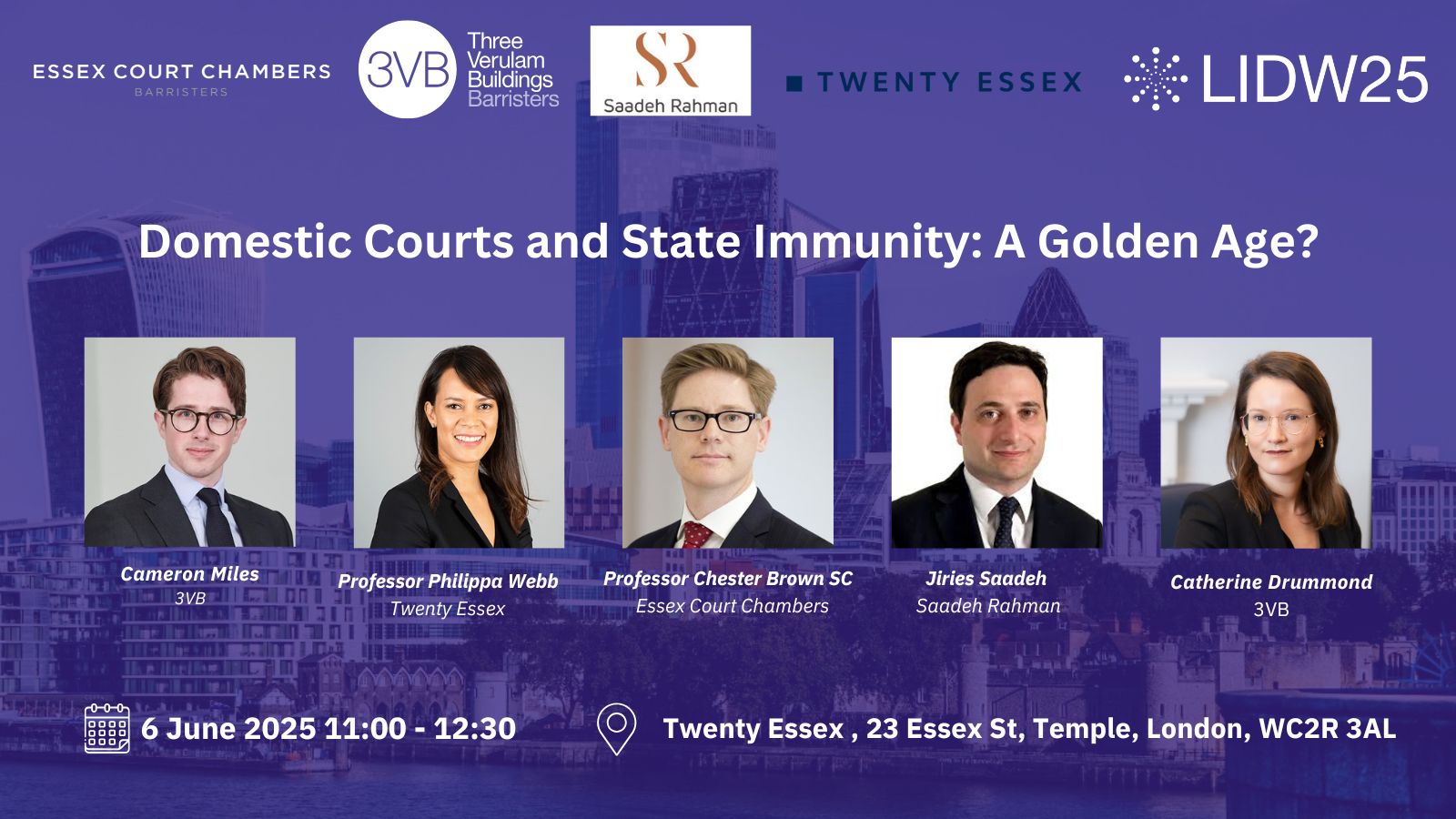 LIDW2025: Domestic Courts and State Immunity: A Golden Age?