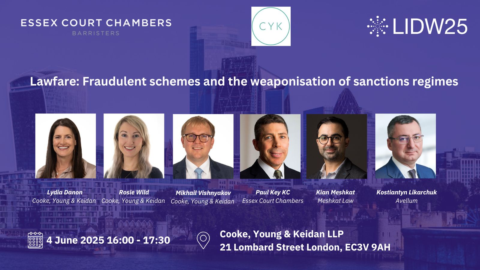 LIDW2025: Lawfare: Fraudulent schemes and the weaponisation of sanctions regimes